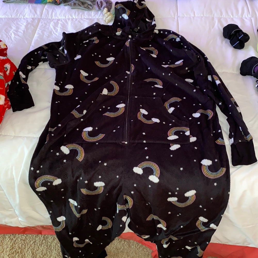 Torrid rainbow sleep onesie